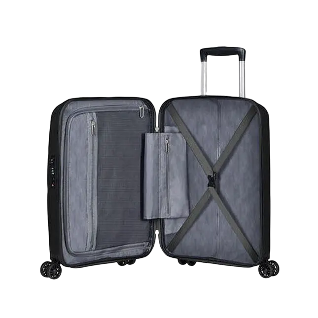 Чемодан для багажа American Tourister BON AIR DLX Чёрный