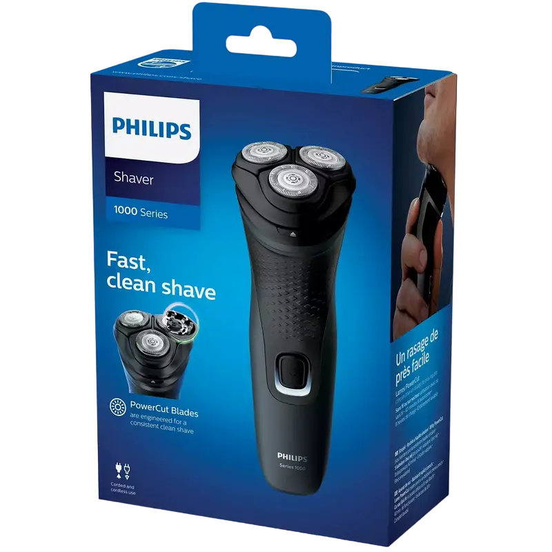 Электробритва мужская Philips Series 1000 Чёрный