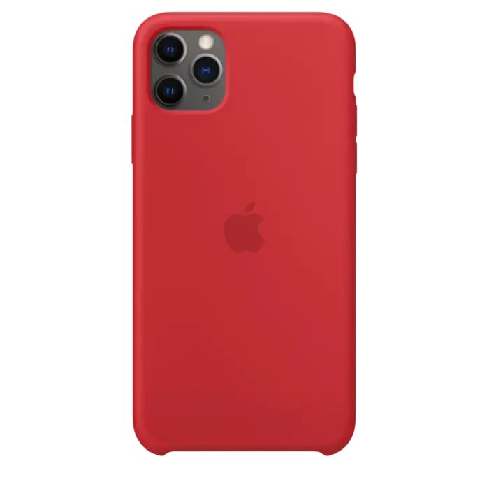 Чехол Apple iPhone 11 Pro Max Silicone Case Силиконовый Чехол Красный