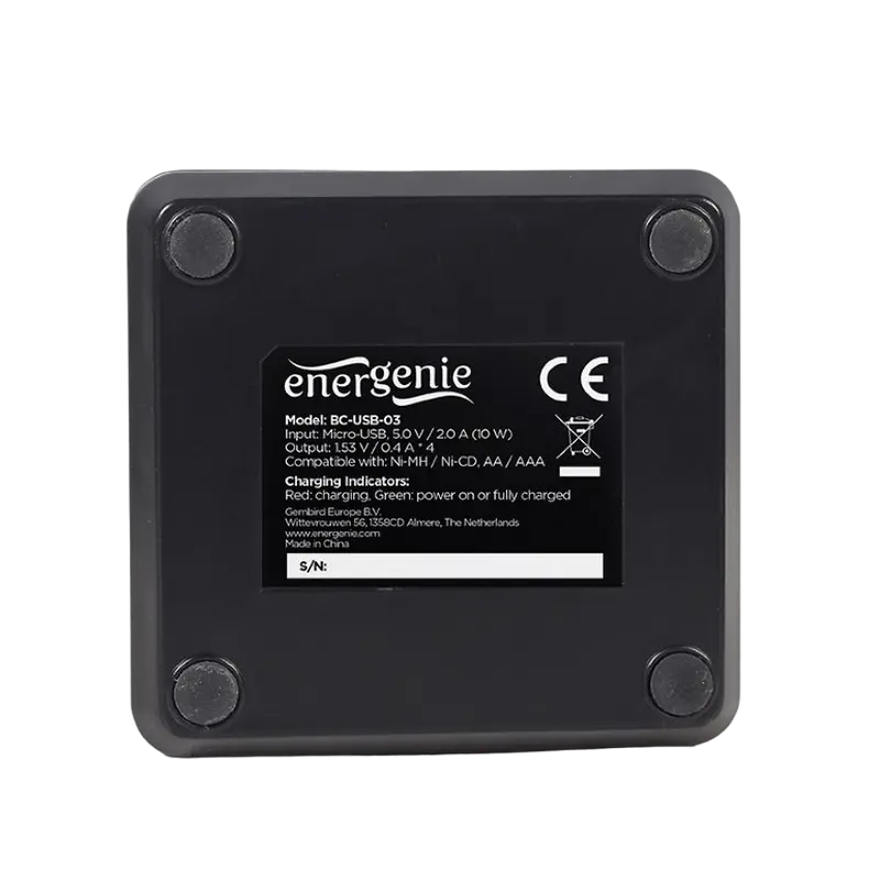 Зарядное устройство Energenie BC-USB-03 Черный