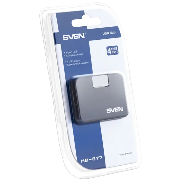 USB-концентратор SVEN HB-677 Черный