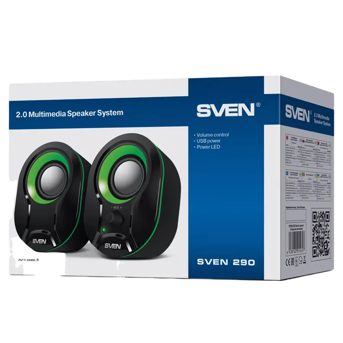 Boxe pentru calculator SVEN 290 Verde