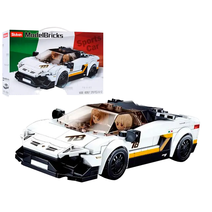 Конструктор Sluban Model Bricks - Racing Car Italy Разноцветный