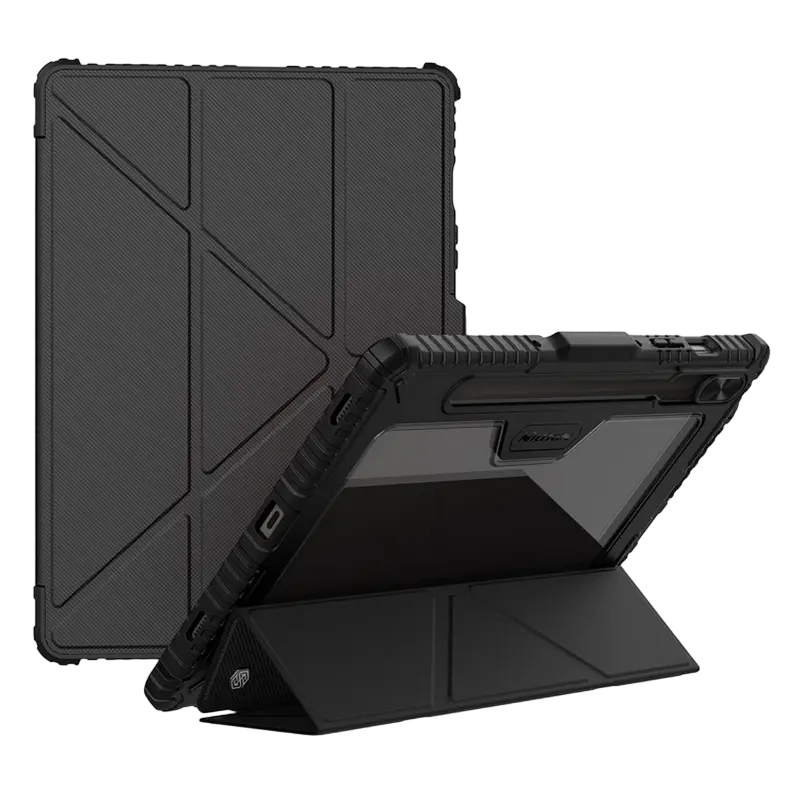 Husă tip carte Nillkin Samsung Galaxy Tab S9/S9 FE Bumper Pro Case Bumper Pro Negru