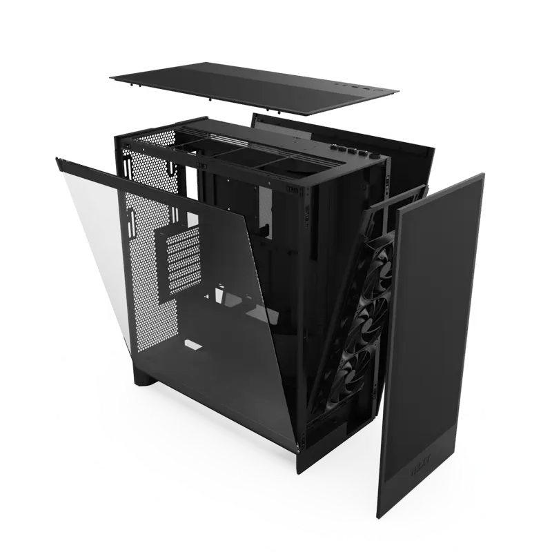 Carcasă PC NZXT H7 Flow Midi-Tower Negru