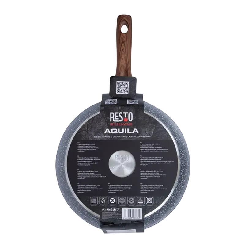 Сковорода глубокая RESTO Aquila AQUILA Серый