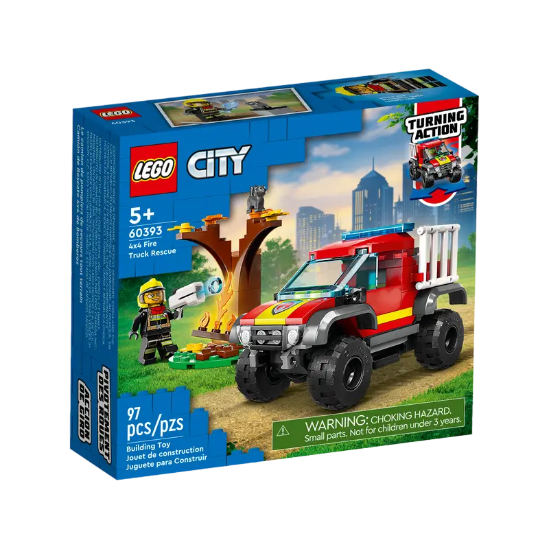 Конструктор LEGO 4x4 Fire Truck Rescue Разноцветный