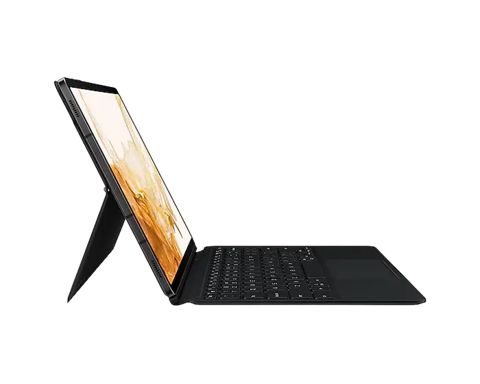 Чехол для планшета Samsung Galaxy Tab S7+ Book Cover Keyboard 12.4" Чёрный