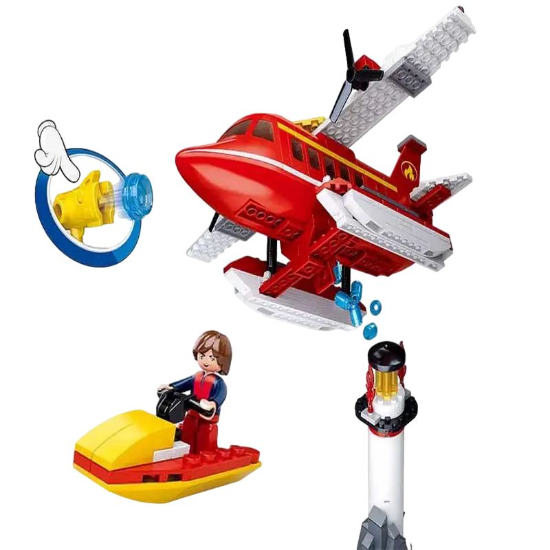 Конструктор Sluban Fire - Waterplan Разноцветный