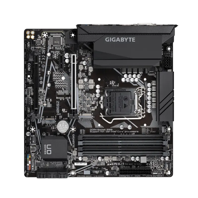 Placă de bază Gigabyte Z590M LGA1200 Micro-ATX