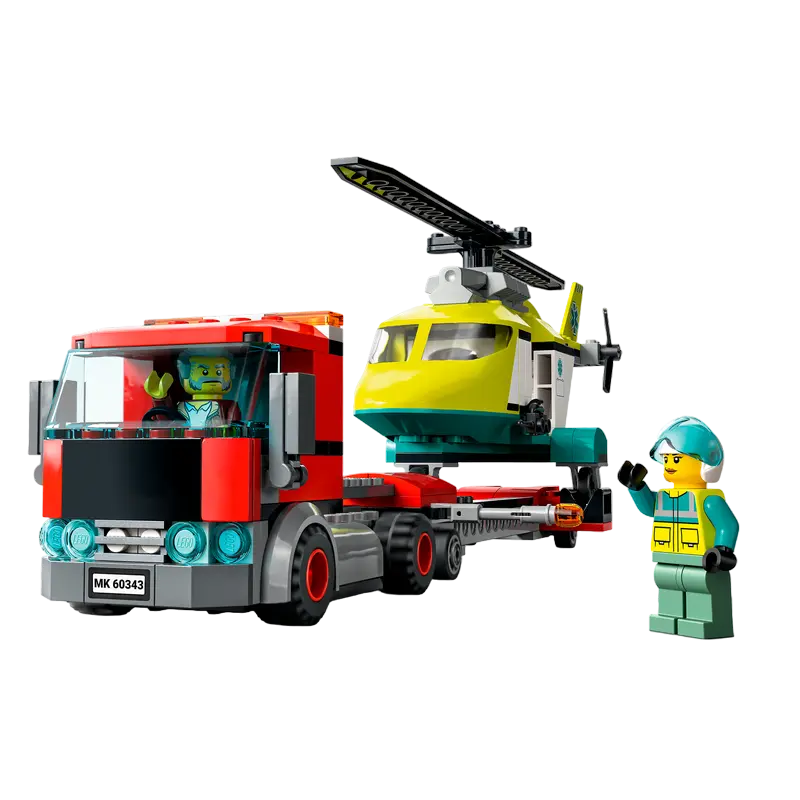 Конструктор LEGO Rescue Helicopter Transport Разноцветный