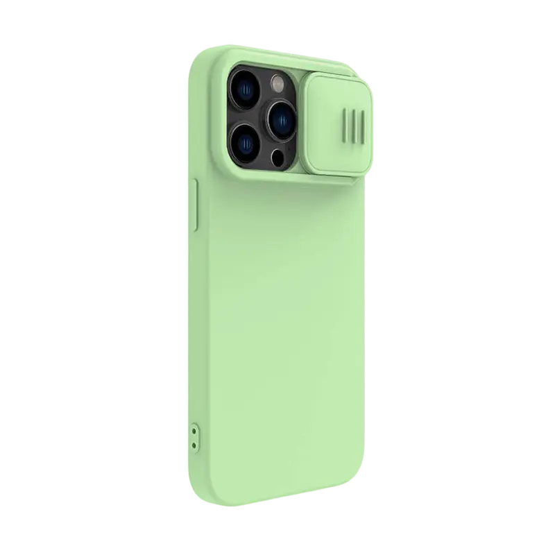 Husă Nillkin Apple iPhone 14 Pro Max CamShield Silky Silicone Camshield Verde