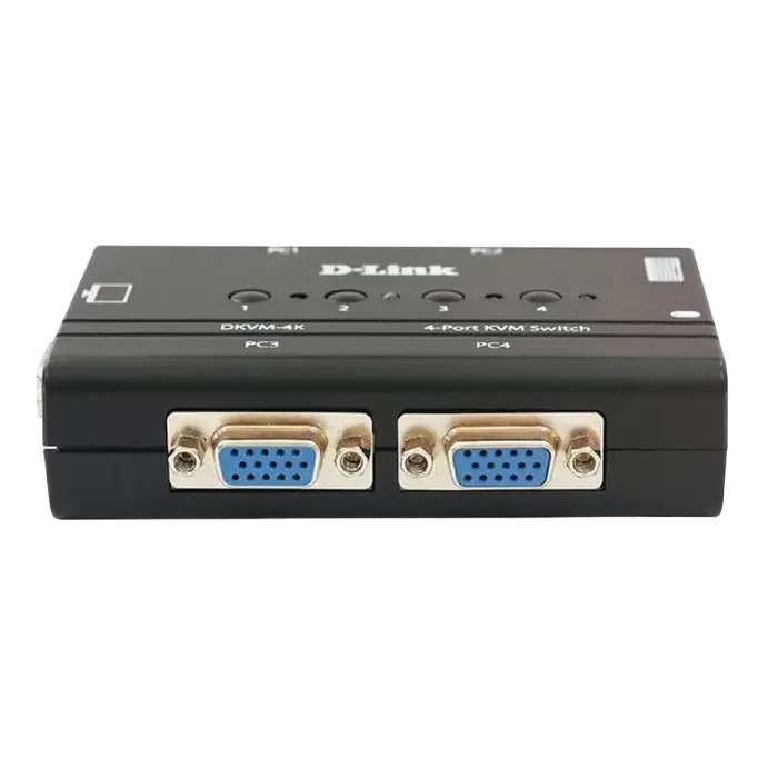 KVM Переключатель D-Link DKVM-4K/B2B Черный