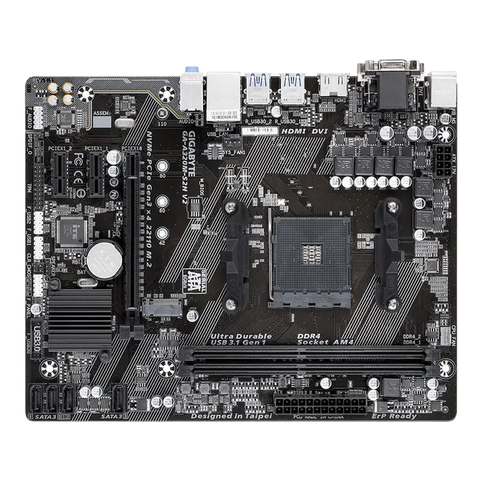 Материнская плата Gigabyte A320M-S2H V2 AM4 Micro-ATX