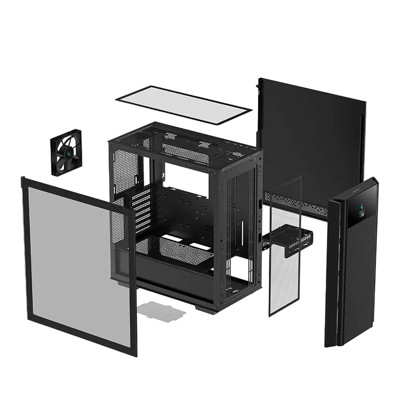 Компьютерный корпус Deepcool CH510 Mesh Digital Midi-Tower Черный