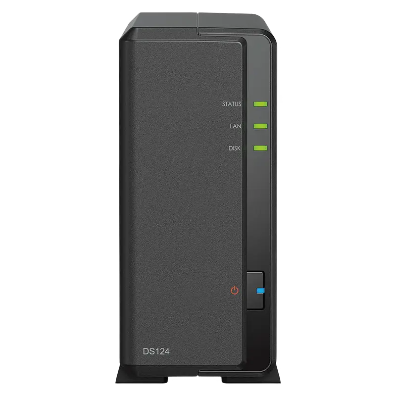 Сетевое хранилище SYNOLOGY DS124 Черный