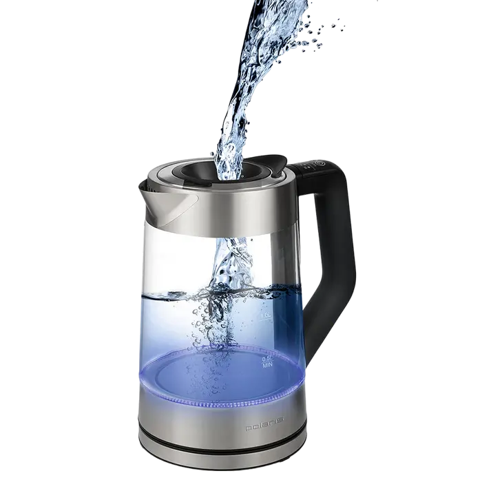 Электрочайник Polaris PWK 1710CGLD Нержавеющая сталь