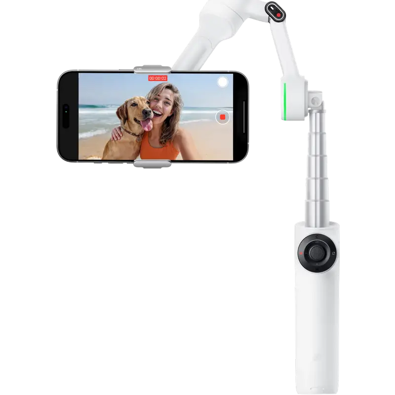 Selfie Stick Insta360 Flow 2 Pro Creator Kit Alb