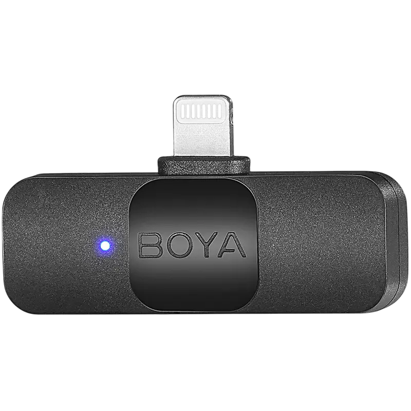 Портативный записывающий микрофон Boya BY-V1 Беспроводной Черный