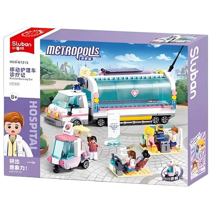 Конструктор Sluban Metropolis - Mobile Nursing Car
