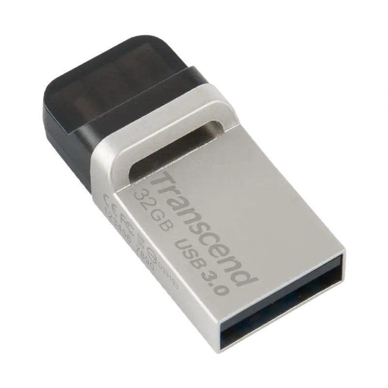 USB Flash накопитель Transcend JetFlash 880 32ГБ Серебристый