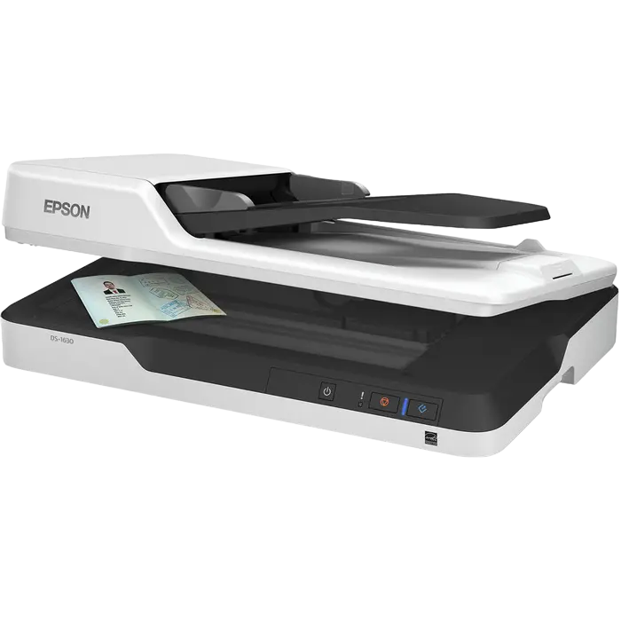 Планшетный, двухсторонний ADF Epson WorkForce DS-1630 A4 Серый