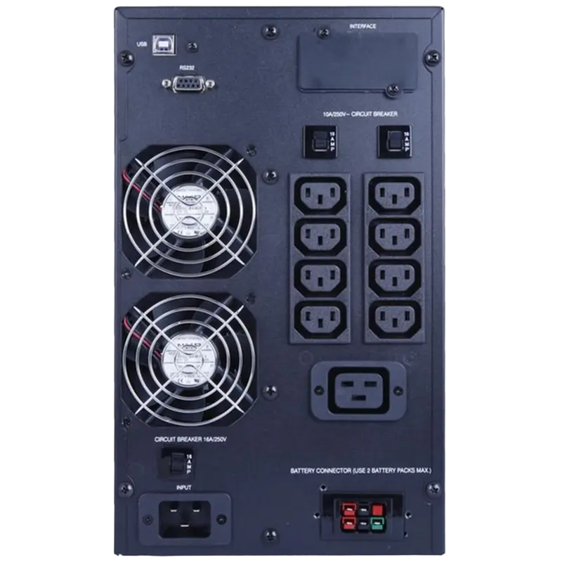 Sursă de alimentare neîntreruptibilă PCM MAC-3000 IEC Negru