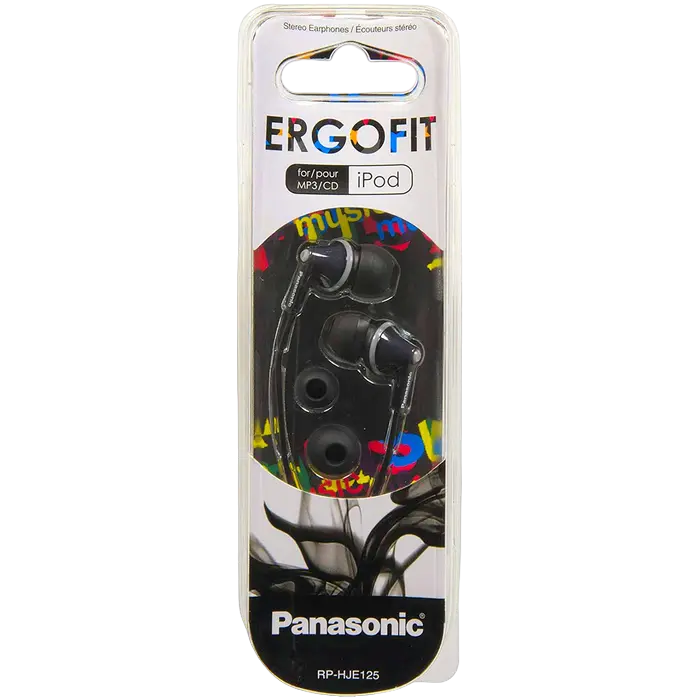 Наушники Panasonic RP-HJE125E Чёрный