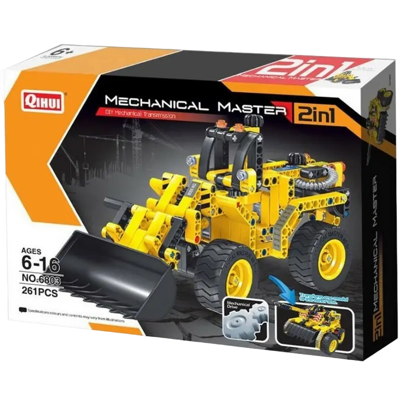 Конструктор iM.Master Construction Bulldozer & Tank Жёлтый