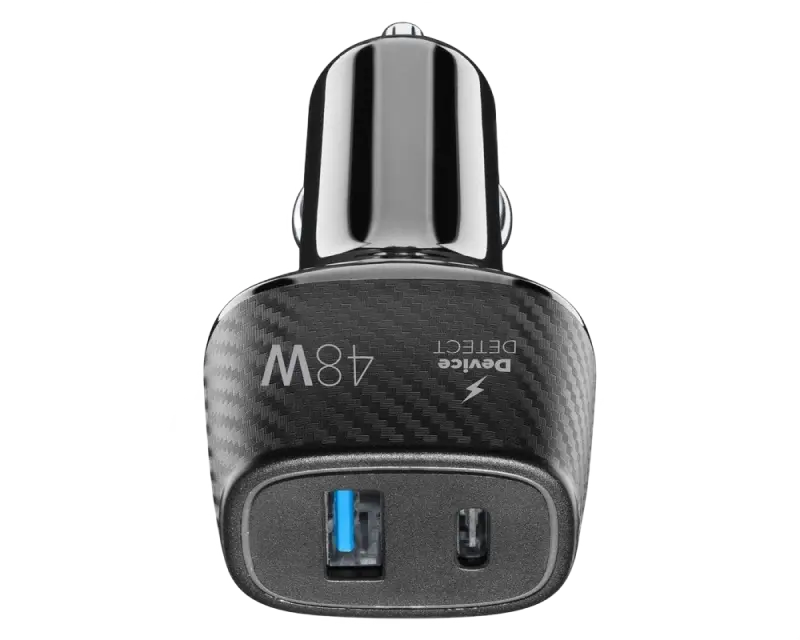 Автомобильное зарядное устройство Cellularline Dual Kit Черный