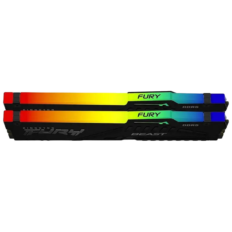 Memorie RAM Kingston FURY Beast RGB FURY Beast RGB 64GB Negru