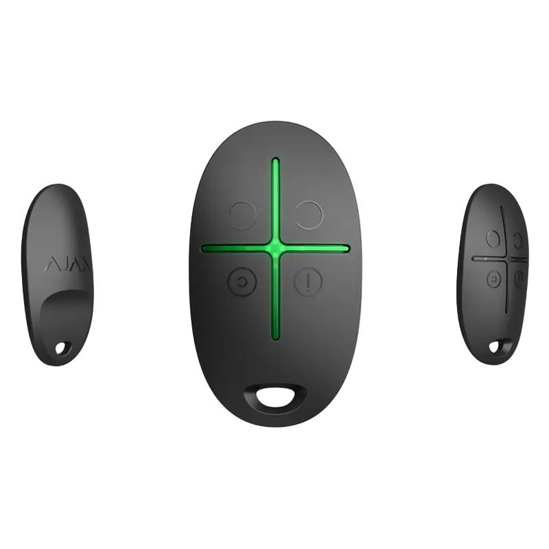 Buton de urgență Ajax SpaceControl Negru