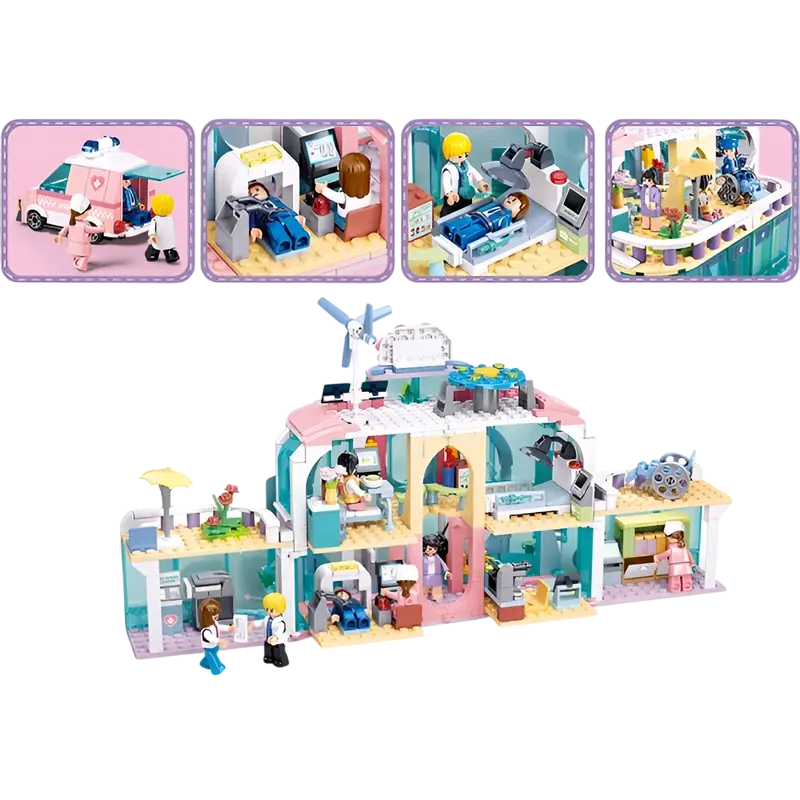 Конструктор Sluban Metropolis - Hospital Разноцветный