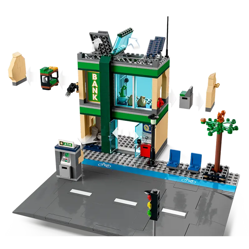 Конструктор LEGO Police Chase at the Bank Разноцветный