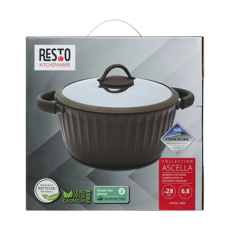 Кастрюля RESTO Ascella ASCELLA Коричневый
