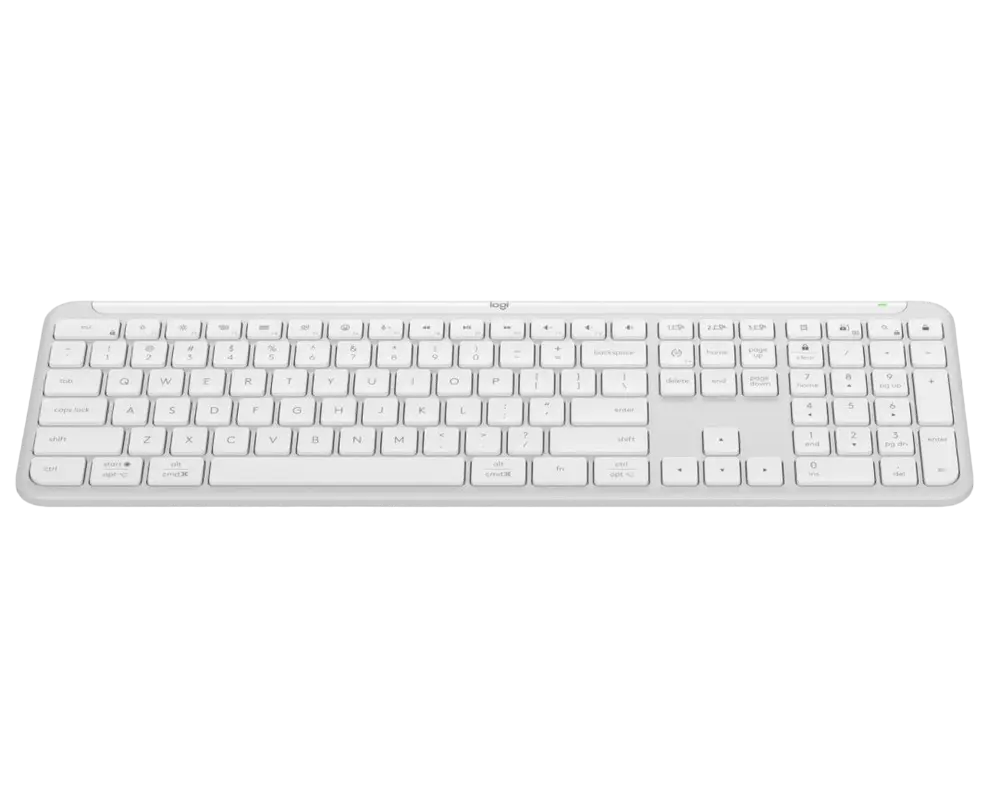 Клавиатура Logitech K950 Мембрана Белый