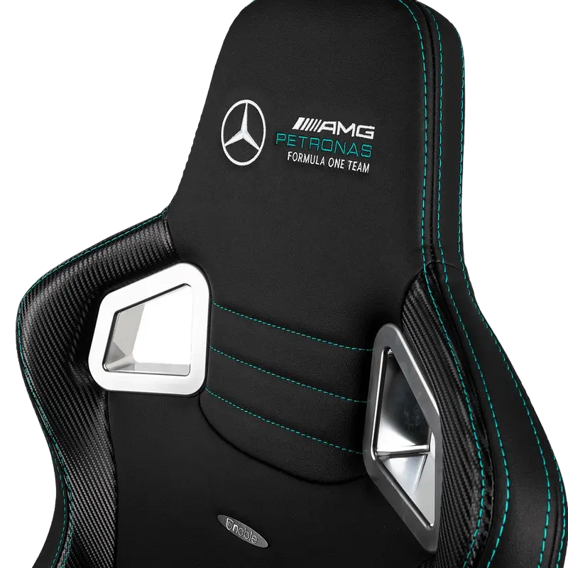 Игровое кресло Noblechairs Epic Mercedes-AMG Petronas F1 Team Edition Искусственная кожа,Ткань Чёрный