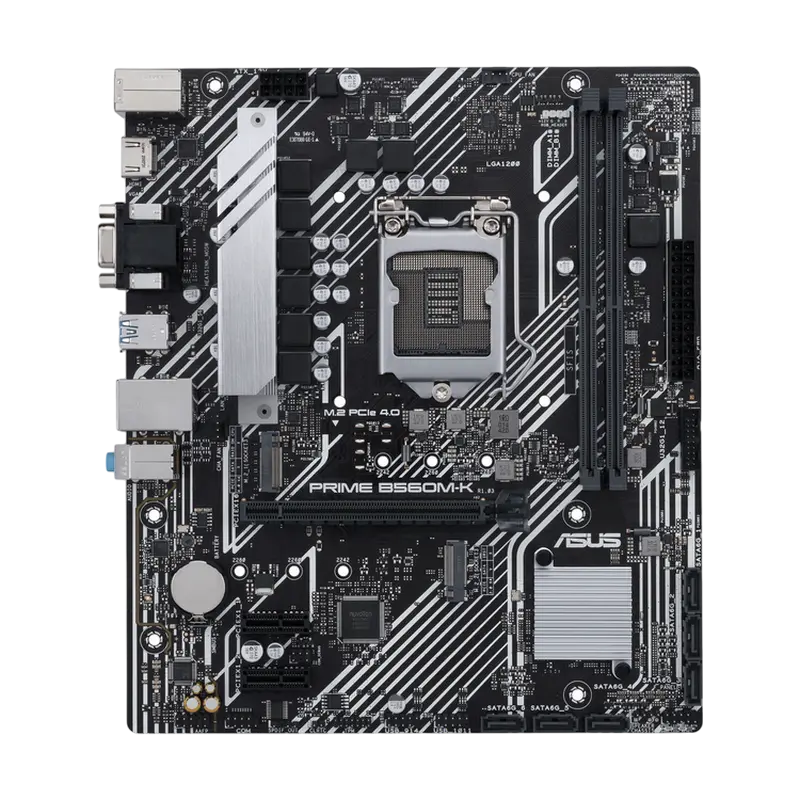 Материнская плата ASUS PRIME B560M-K LGA1200 Micro-ATX
