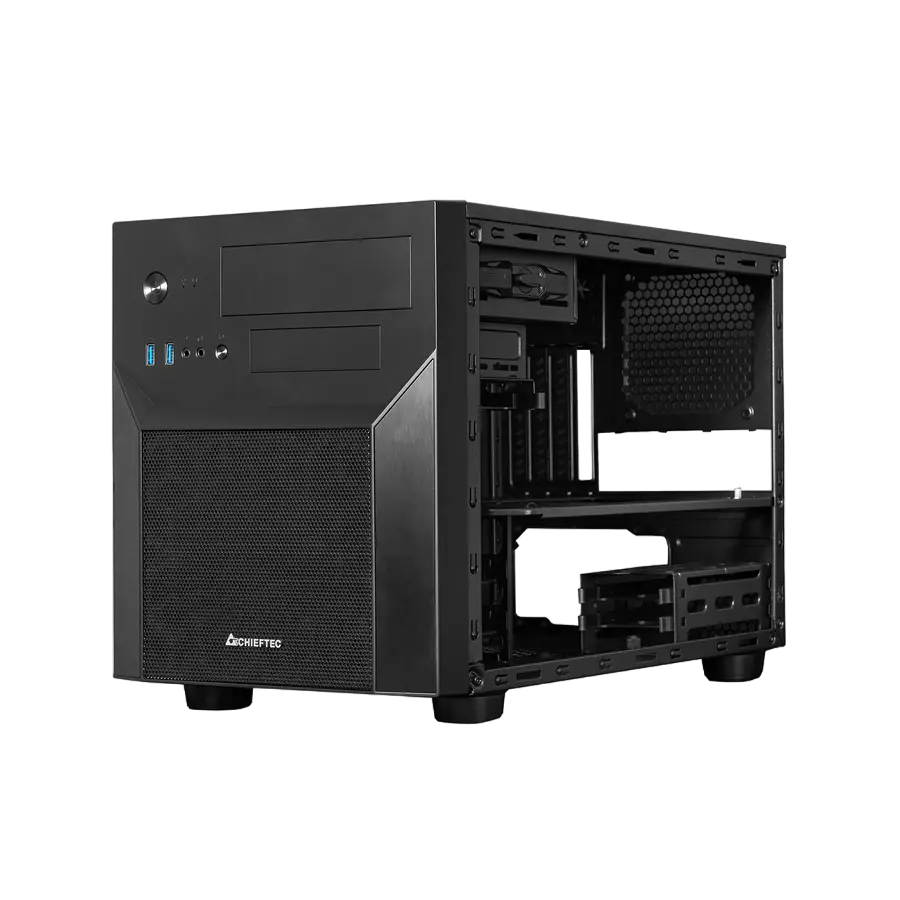 Компьютерный корпус Chieftec CI-02B-OP Mini-Tower Черный