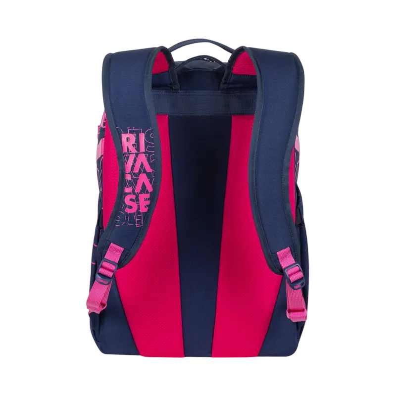 Повседневный рюкзак Rivacase Heide Темно-синий/Розовый
