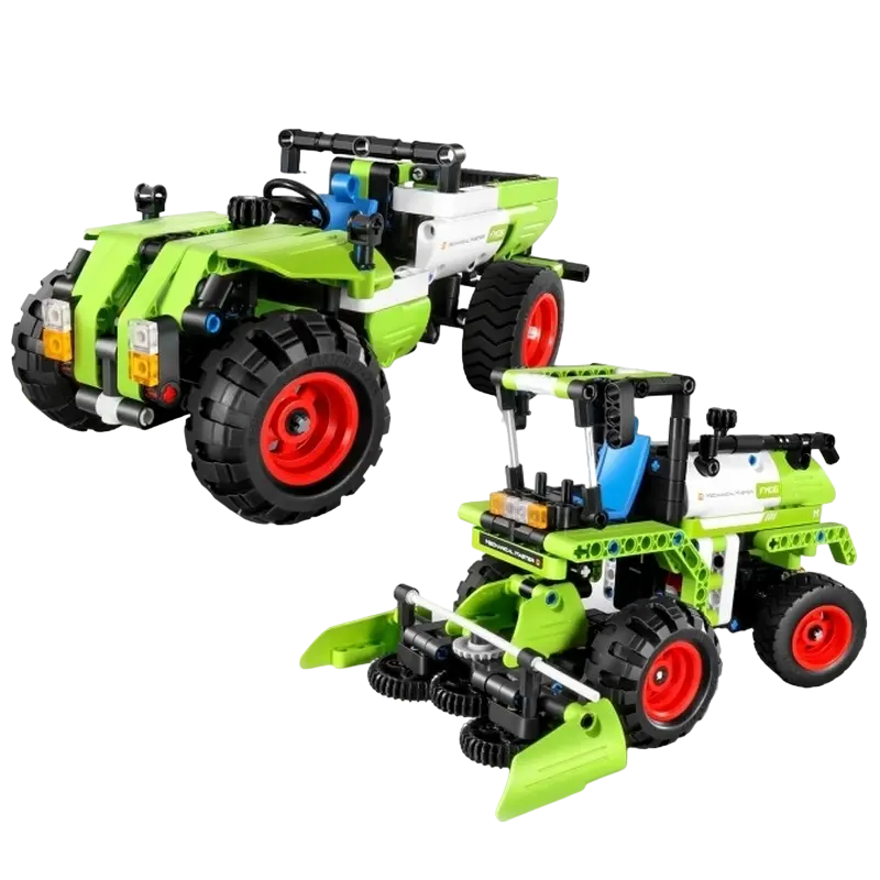 Конструктор iM.Master Combine harvester & Pick up Truck Зелёный