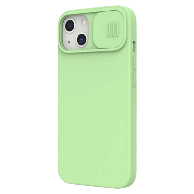 Чехол Nillkin Apple iPhone 13 CamShield Silky Silicone Camshield Mint Green