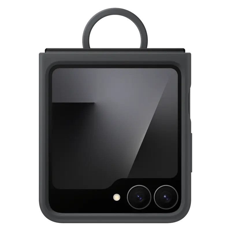 Чехол Samsung Galaxy Flip 7 SE Silicone Case Силиконовый Чехол Чёрный