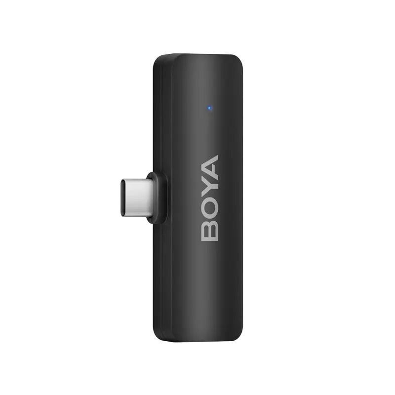 Портативный записывающий микрофон Boya BY-V4 + 4VU Беспроводной Черный