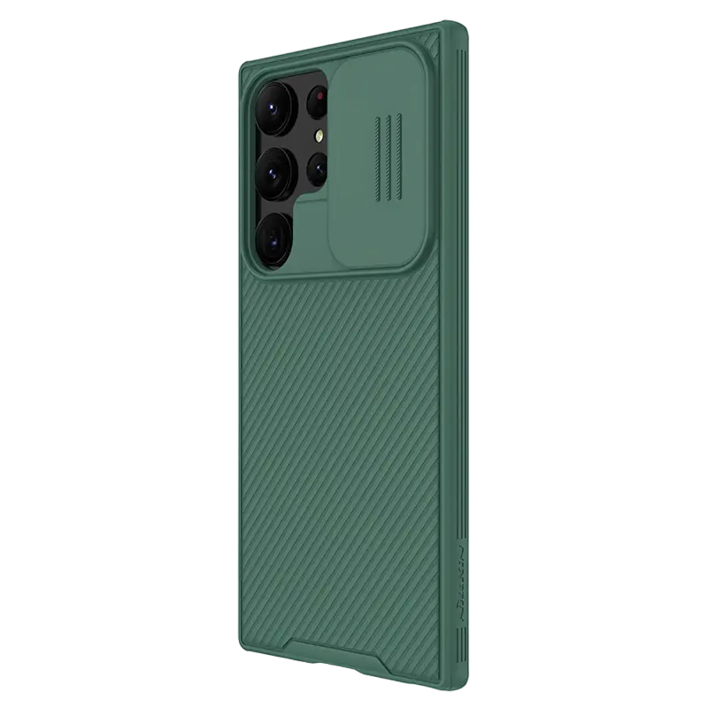 Чехол Nillkin Samsung Galaxy S23 Ultra Textured Case S Camshield Pro Темно-зеленый