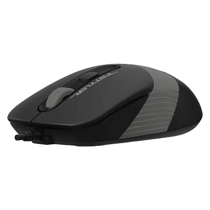 Мышь A4Tech FM10 Проводное Чёрный/Серый