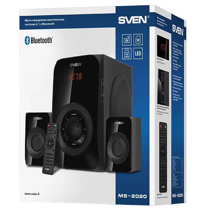 Компьютерные колонки SVEN MS-2020 Черный