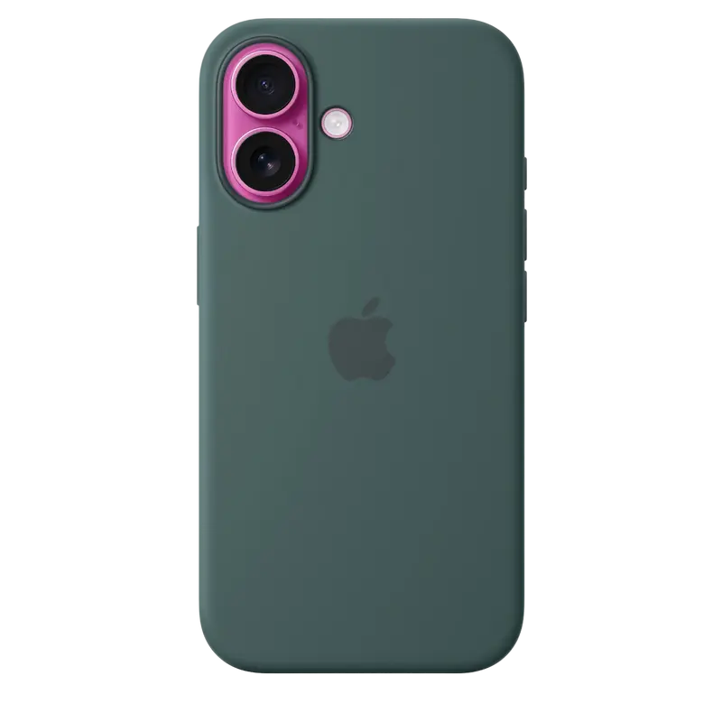 Чехол Apple iPhone 16 Silicone Case MagSafe A3313 Silicone Case with MagSafe Lake Green