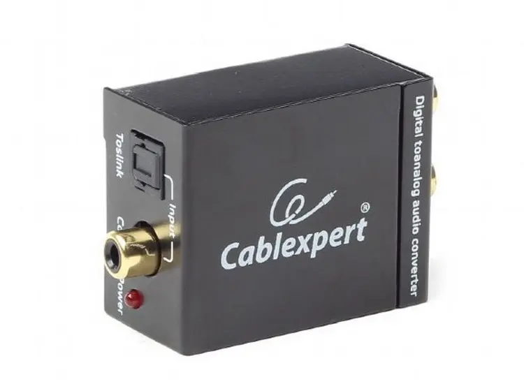 Аудио адаптер Cablexpert DSC-OPT-RCA-001 Черный