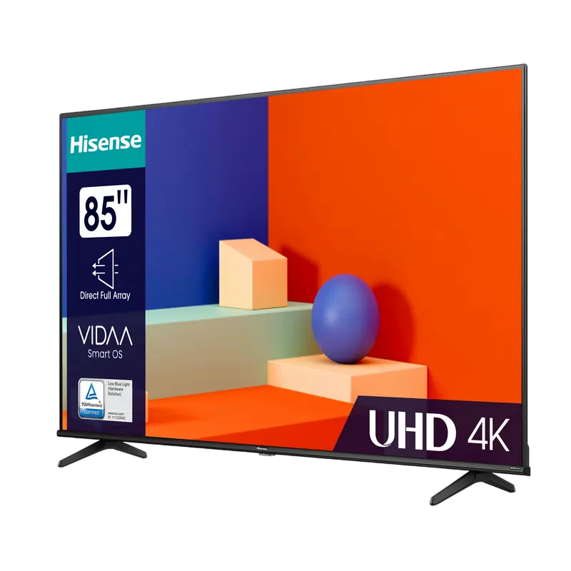 85" LED SMART Телевизор Hisense 85A6K Черный